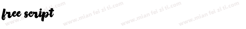 free script字体转换